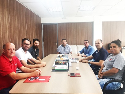 SINDICATOS EM REUNIÃO NO MINISTÉRIO DO TRABALHO EM FLORIANÓPOLIS COM O SUPERINTENDENTE CLEY CAPISTRANO MAIA DE LIMA, NO DIA 16 DE JANEIRO DE 2018