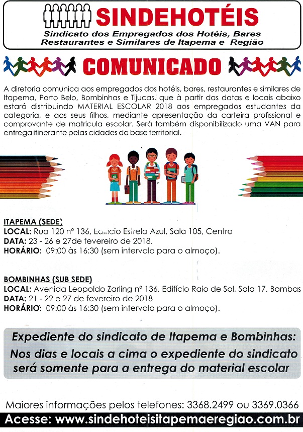 MATERIAL ESCOLAR 2018