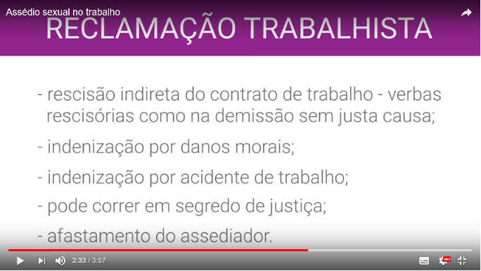 ASSÉDIO SEXUAL NO TRABALHO: GUARDE AS PROVAS, NÃO SE CALE, DENUNCIE!