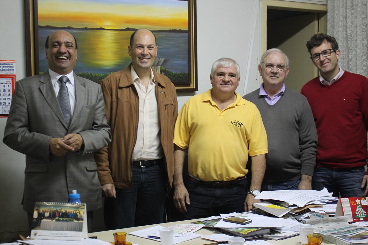 Nosso Presidente Eliseu Luis Casanova, em visita ao Presidente da Nova Central Sindical dos Trabalhadores de Santa Catarina - NCST/SC, em Florianópolis